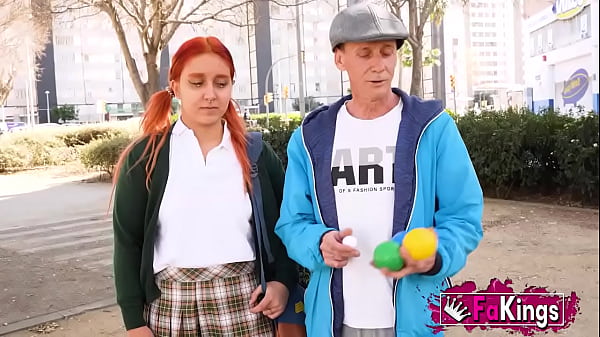 18 years old babe Natalyy Hott finds about OLD DON JORGE and can't believe it!