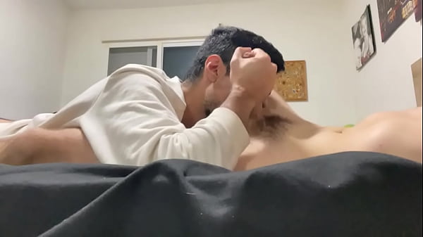 Download Video - making my hetero friend cum