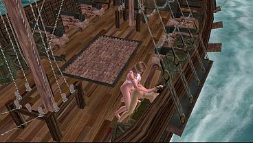 3Dアニメポルノ &ndash; 巨乳ニューハーフがアジア人を後ろからマンコとアナルでファック