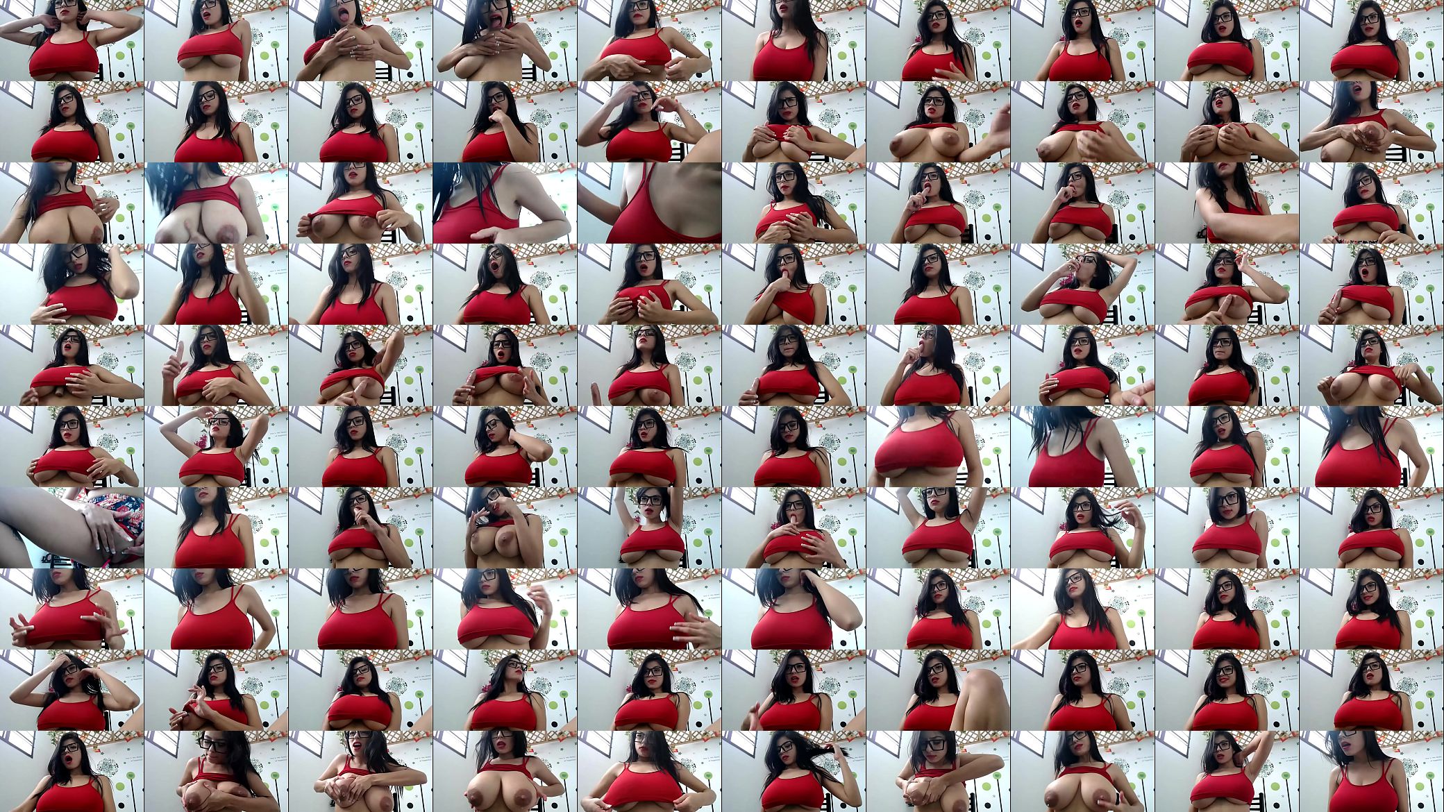 Sexy babe masturbating with nice big tits 预览图