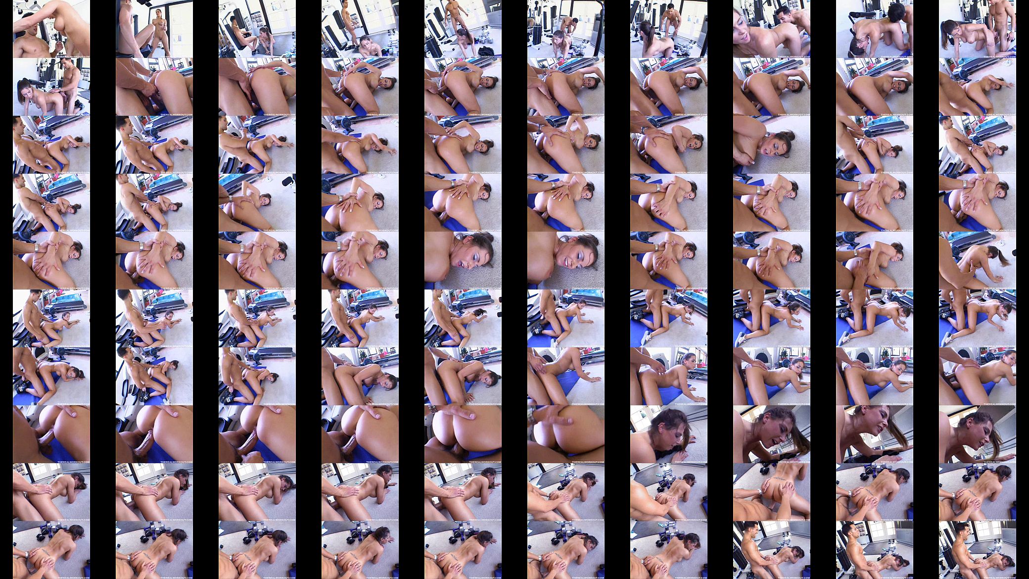 sexy and busty brunette fucked hard in the gym 预览图