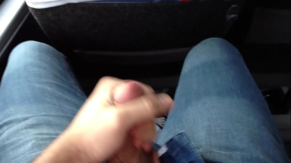 Public bus wank - Getting naked and coming.MOV