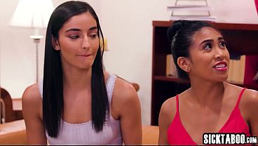 Horny lesbian teen Emily Willis ass licking busty lesbian Dana Dearmond