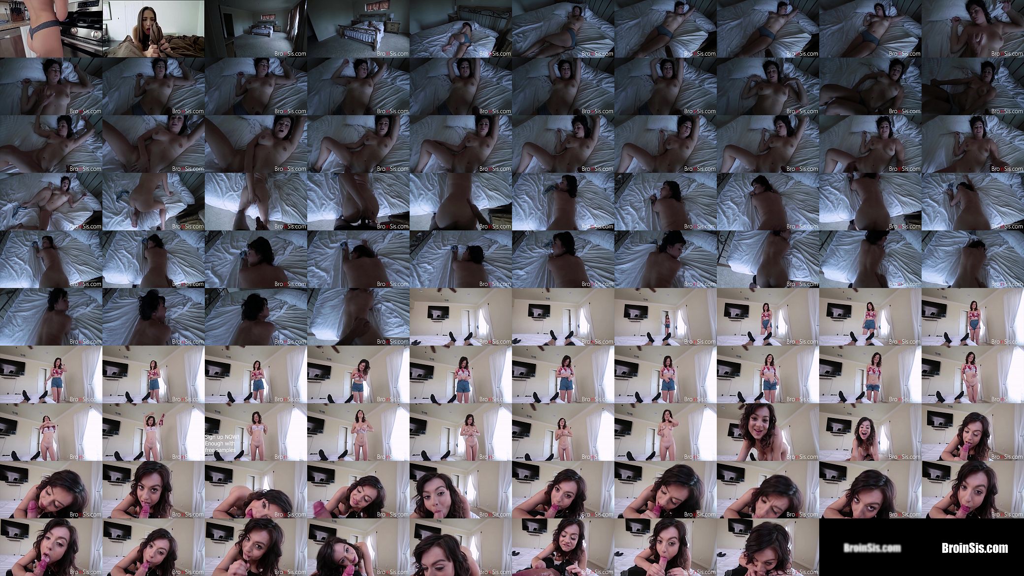 Stepsister Disturbed By Horny Stepbrother And She Loves Serving 预览图
