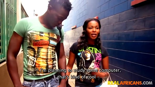 African amateur teen blows friend for money