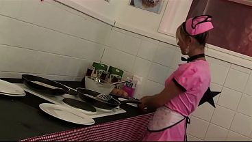 Amy Azurra Carly Parker And Chloe Serve More Than Pancakes At This Diner