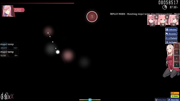osu gameplay bc im cool