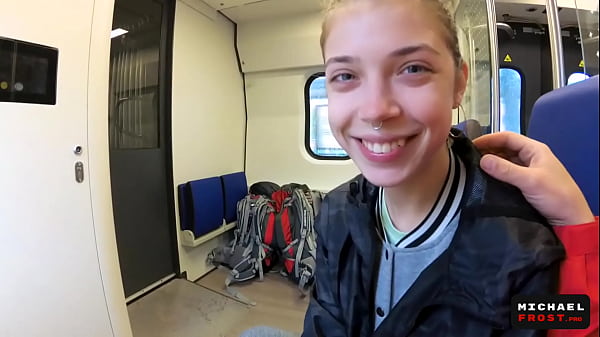 Real Public Blowjob in the Train | POV Oral Cre...