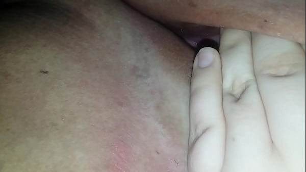 Shaved pussy gets fingered