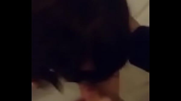 Masked blowjob