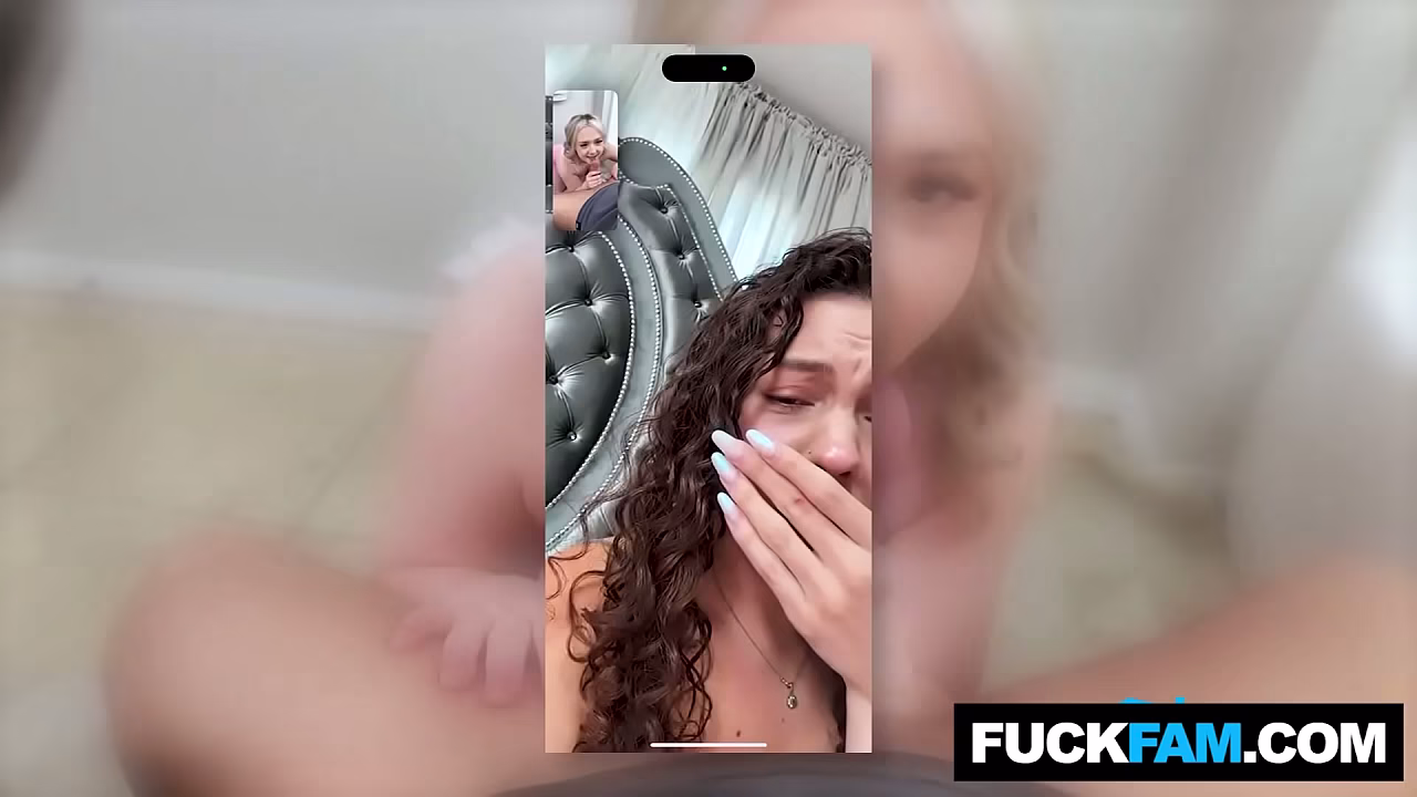 WTF! Stepsis Cheats Live on Video Call Eva Nyx, Joshua Lewis, Satine summers