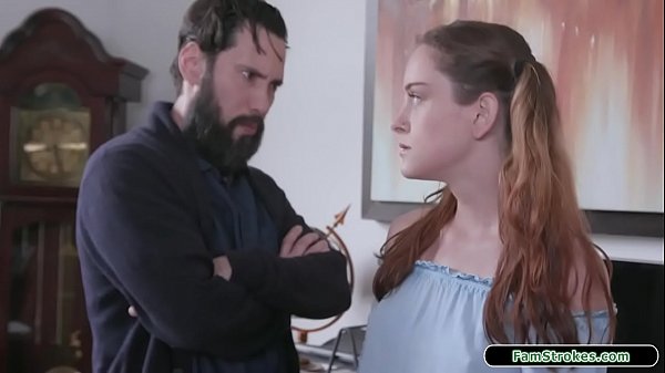 Stepteen is spanked by stepdad for lying