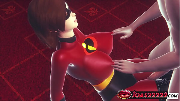 Download Video - Helen Parr The Incredibles Gets an Orgasm from Breast Play and Cunnilingus - Fingering Her Tight Pussy in 3D Animation