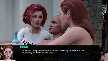 Adored by the Devil 13 - Sasha Shows Full Nude Body and Hannah Goes Topless