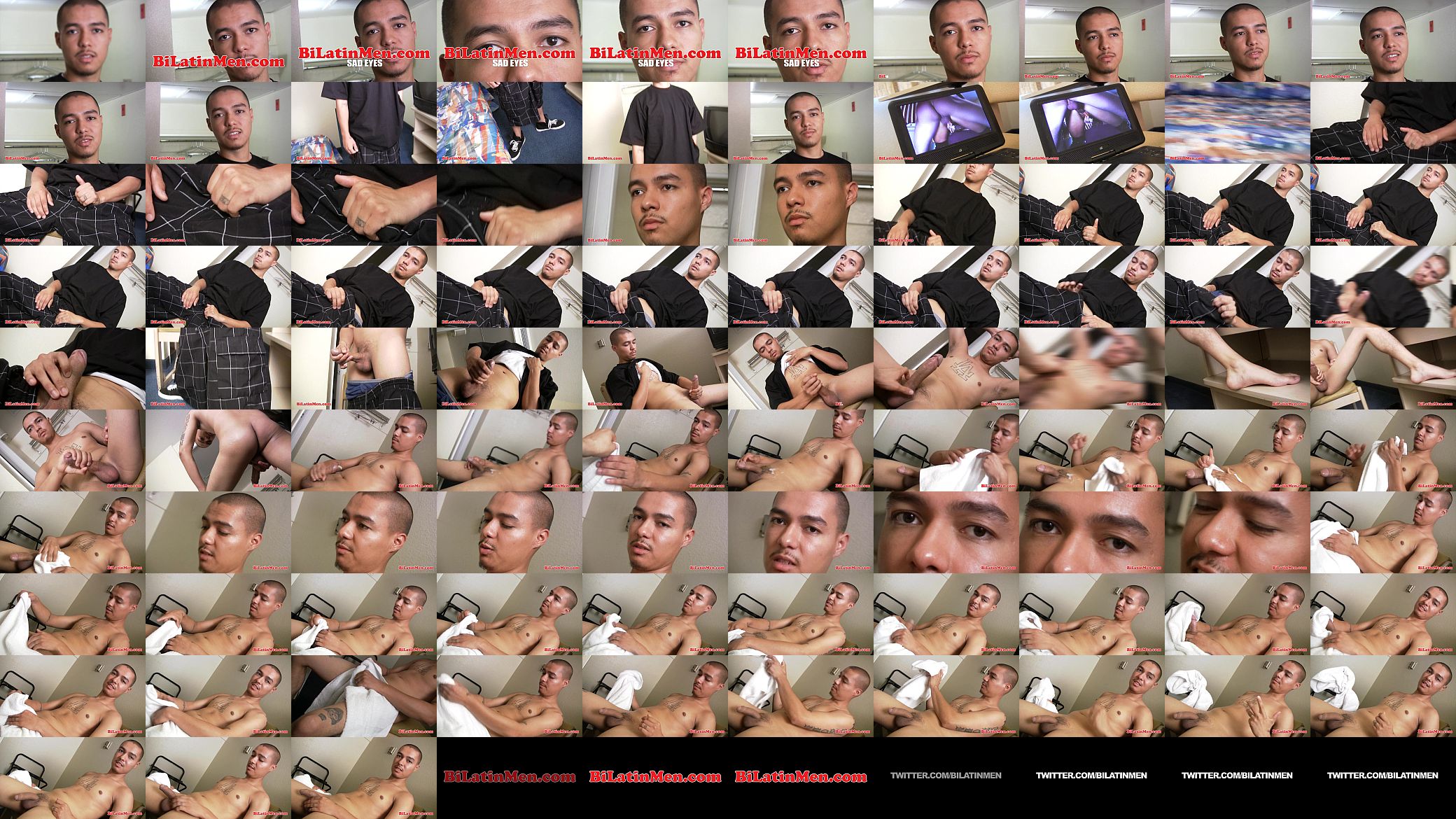 Hot masculine Latin thug jerking off 预览图