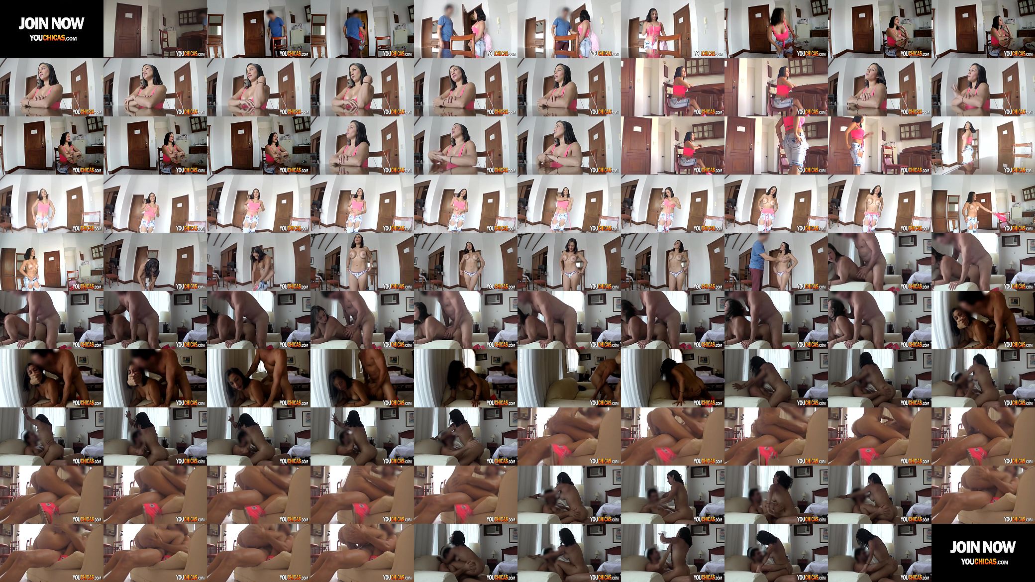 Fiery chica Karina showing big boobs and riding guy&#039;s manhood in the living room 预览图