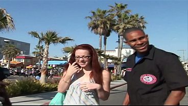 Next, she bends over and gets rammed, until he gives her a cumshot to swallow