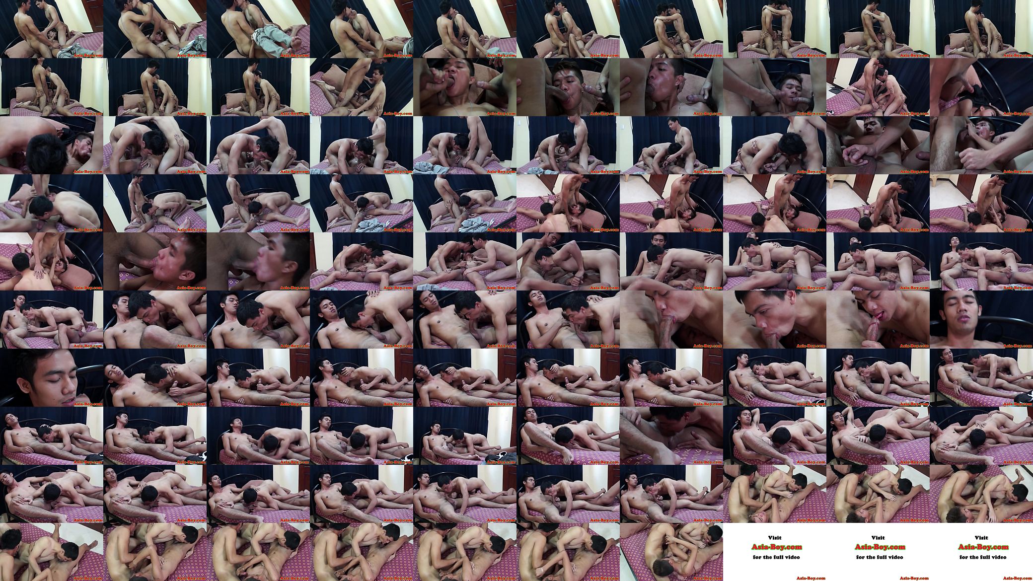 Young ethnic twinks cocksucking threeway 预览图