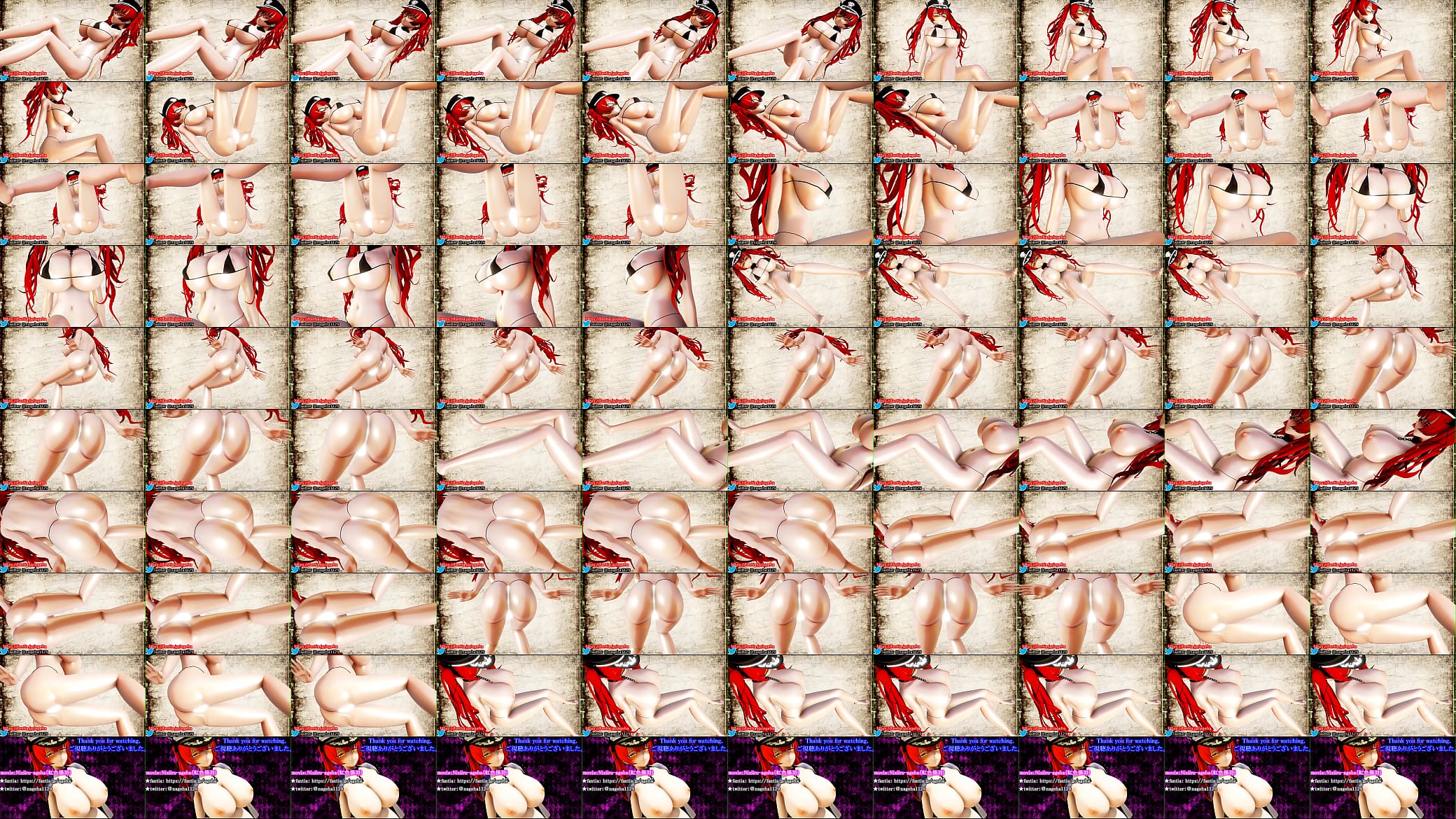 魔乳ホノルルのお座りポーズ鑑賞 预览图