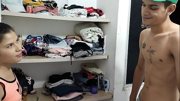 I ORDER MY STEPBROTHER'S CLOTHES AND HE PAYS ME BY FUCKING ME UNTIL HE CUMS IN MY MOUTH
