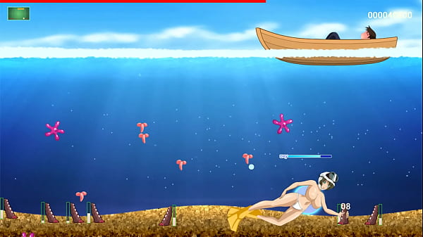 Download Video - Amakorium &lbrack;PornPlay Hentai game&rsqb; Ep&period;1 Top less bikini diving to make him cum more than 6 times