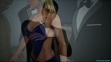 Foi ver um filme com marido e acabou em um Gangbang. She went to see a movie with her husband and ended up in a gangbang.