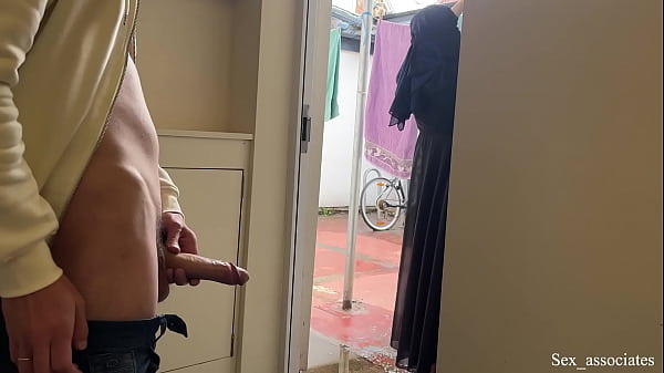 Pregnant Muslim Neighbor Watches Me Whip Out My Cock In Public