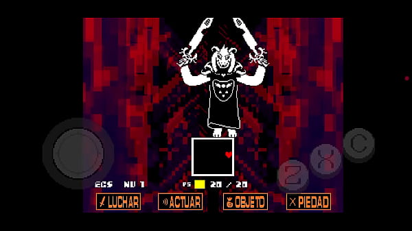 I detonated Asriel Dremmur in Undertale android