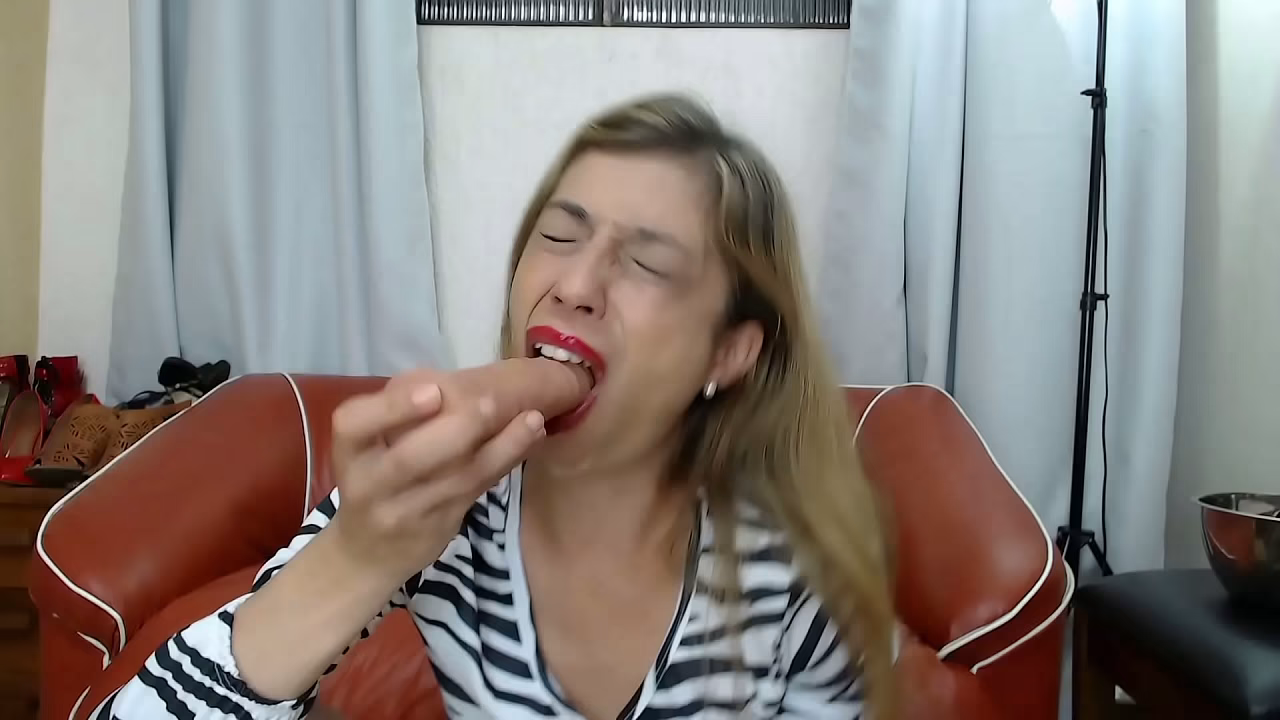 Submissive secretary anal tail gag punishment