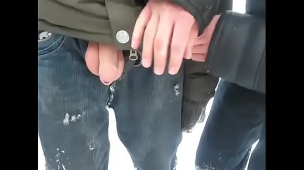 Showing the berries in the snow