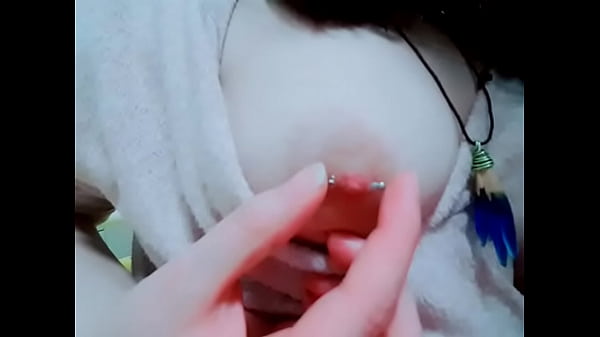 thumb playing with my nips