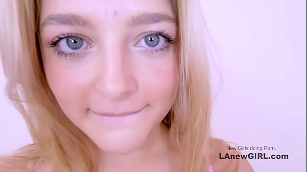 Cute 18 Blonde gets mouth and deep throat fucked
