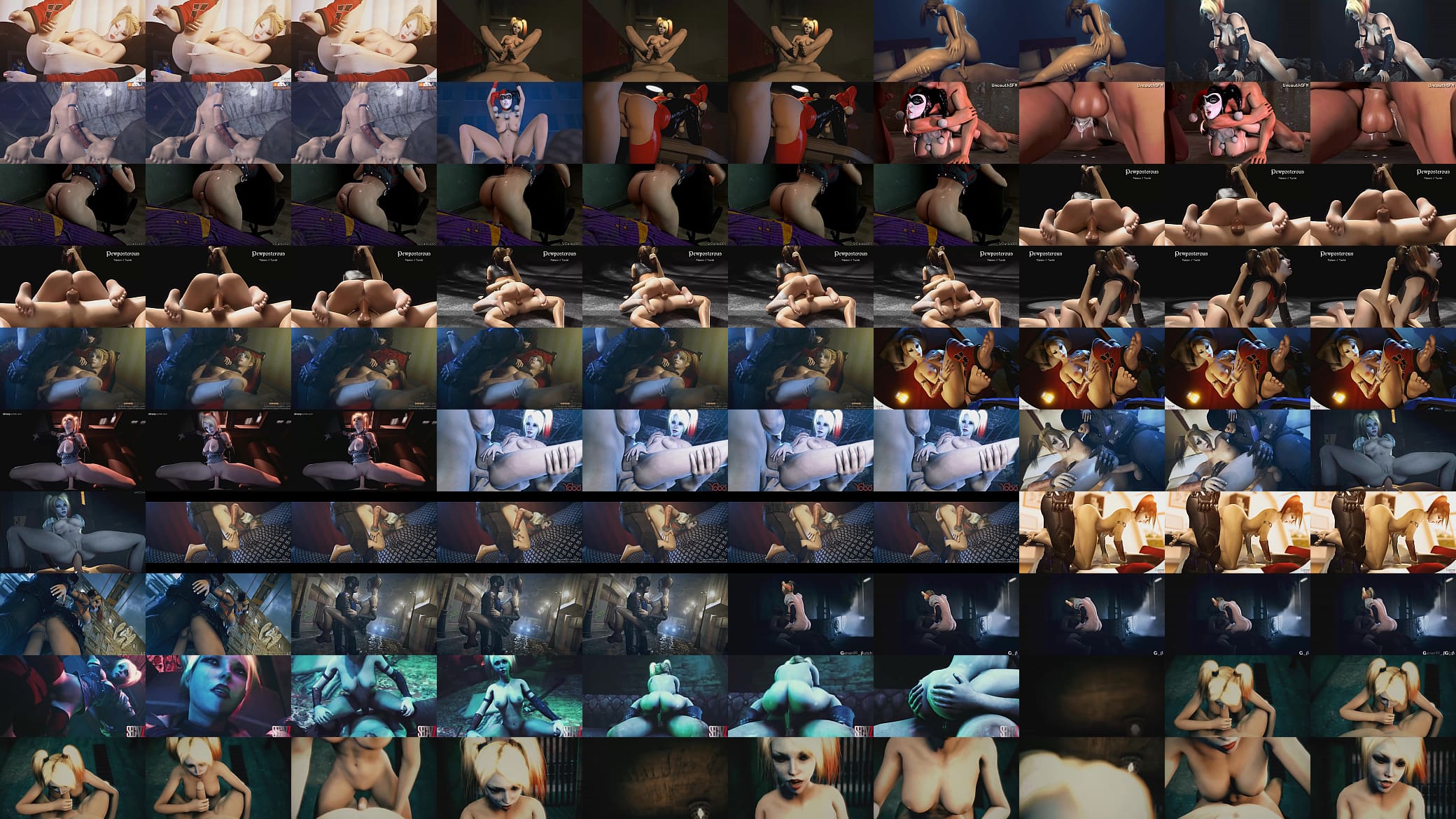 The Most Sexiest Harley Quinn SFM Compilation 预览图