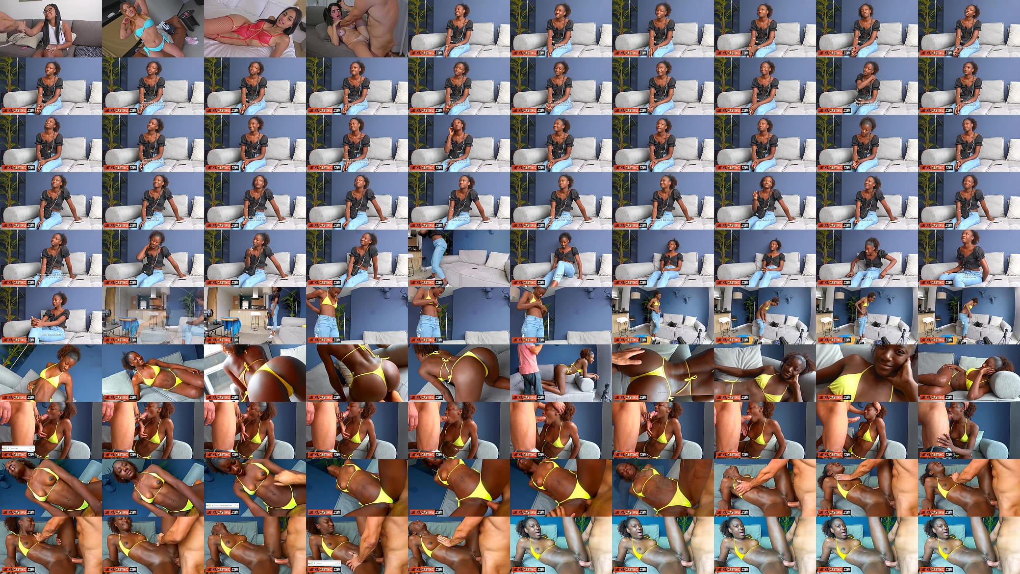 Skinny Black Latina Rough Anal Fuck At Amateur Bikini Casting 预览图