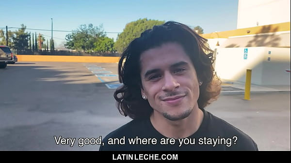 Download Video - In Los Angeles&comma; I meet a cute boy with wavy hair who loves my hot videos