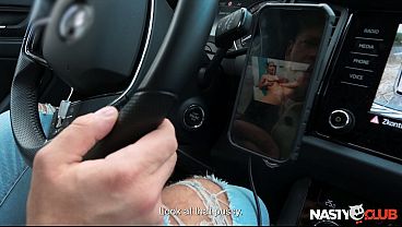 NastyClub - Careless pedestrian Sofa Weber has fun anal sex with driver Michael Fly