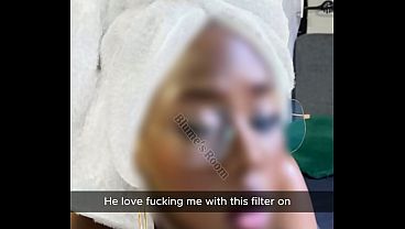Snapchat Bathroom Filter Makes Him Cum and Put It Back Inside