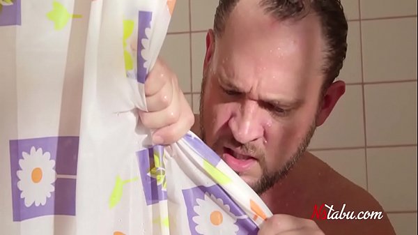 Download Video - She Walks Into The Shower & Swallows His Cock- Shocked Step Dad Is In A Dilemma