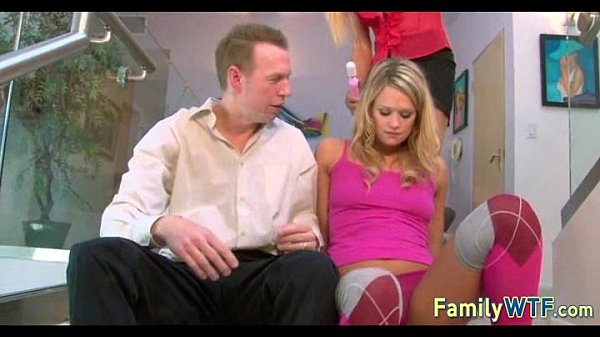 Husband and wife fuck the babysitter 086