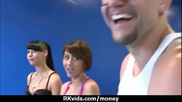 Amateur girl accepts cash for sex from stranger 17