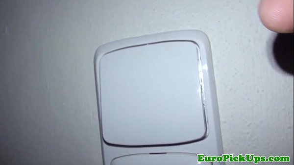 Euro girlnextdoor sucks a stranger cock