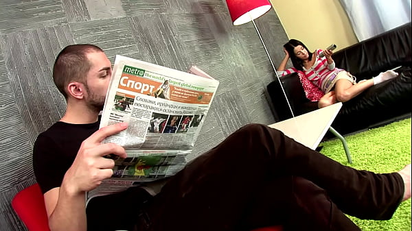 Brunette Beauty Gets Fucked Doggy Style and Enjoys Every Thrust