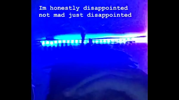 I just look at you with disappointment