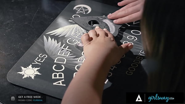 GIRLSWAY Ella Knox And Her Bestie Convoked A Nasty Sex Demon While Using A Ouija Board