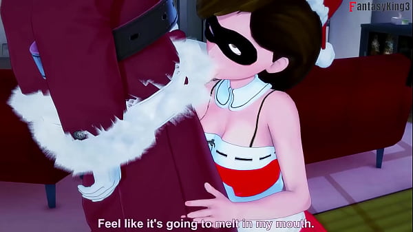 Helen Parr as Elastigirl suck the wrong santa | The Incredibles | Full Movie on PTRN or Sheer: Fantasyking3