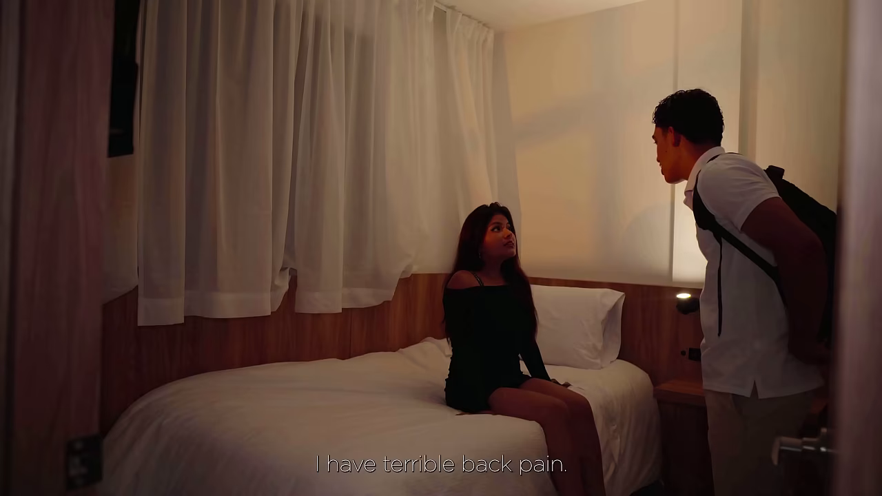 I told her I had nowhere to spend the night.