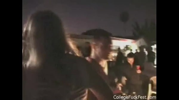 College sluts ride dicks as others watch