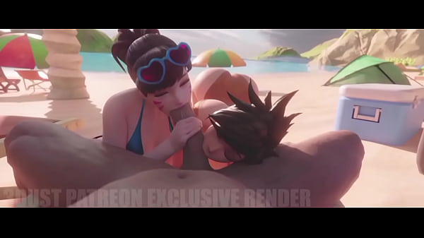 tracer & waveracer d.va (overwatch) by threedust