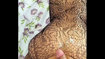 fishnet milf cummed and fucked again multiple times