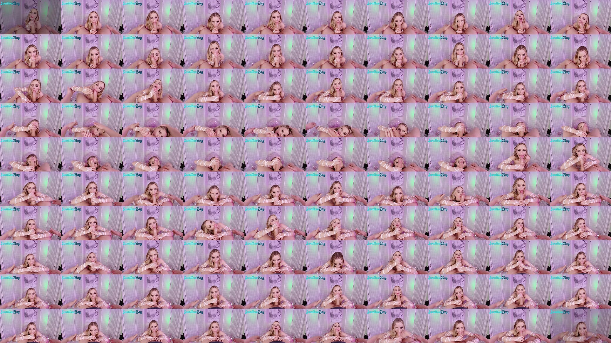SwallowBay PRetty Blonde Queen Of The Sloppy Blowjob 预览图
